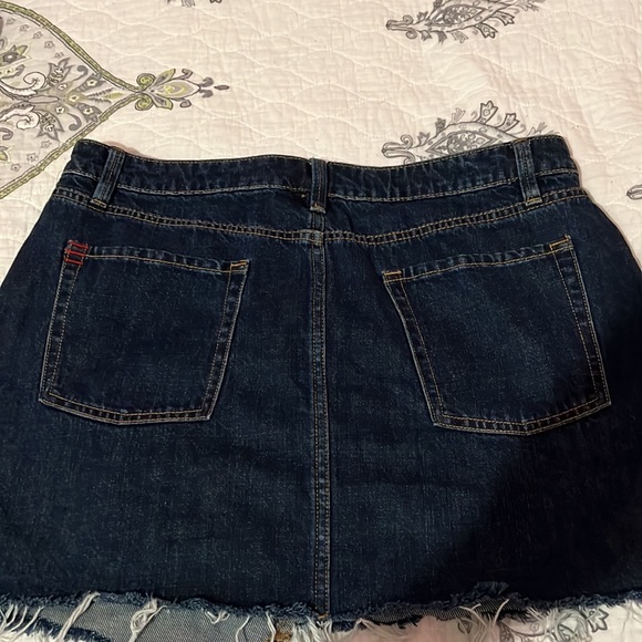 UO Asymmetrical Denim Skirt - Picture 5 of 7